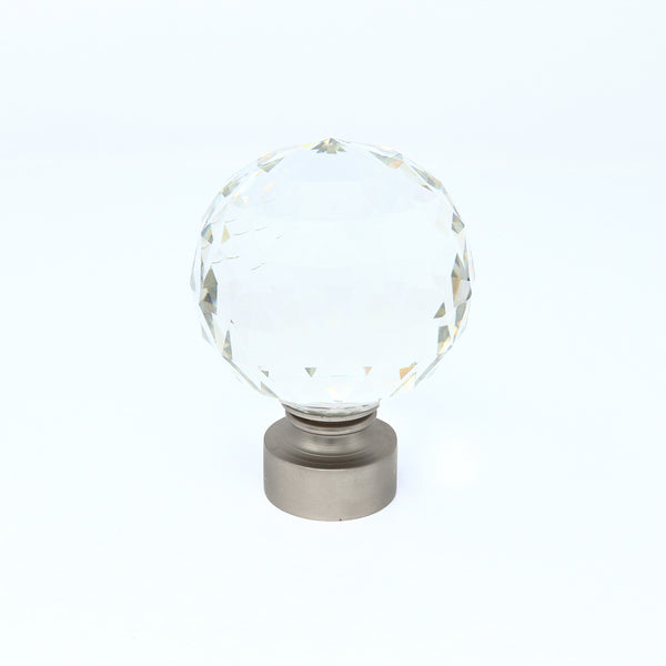 Grand Faceted Ball Finial