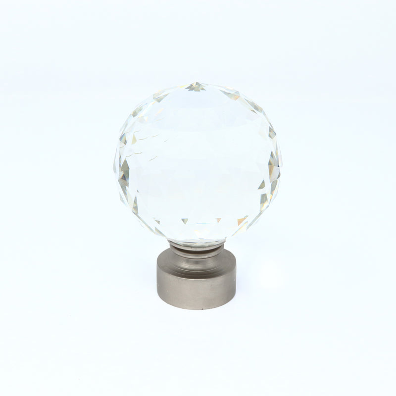 Grand Faceted Ball Finial